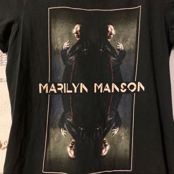 MARILYN MANSON Retro Vintage Women’s Band Tee - Picture 2 of 5